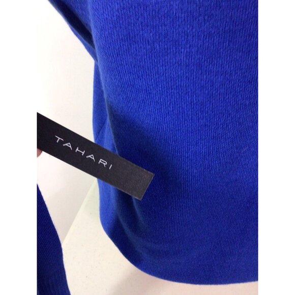 Tahari Blue Turtleneck Sweater Womens Small New - Picture 4 of 8
